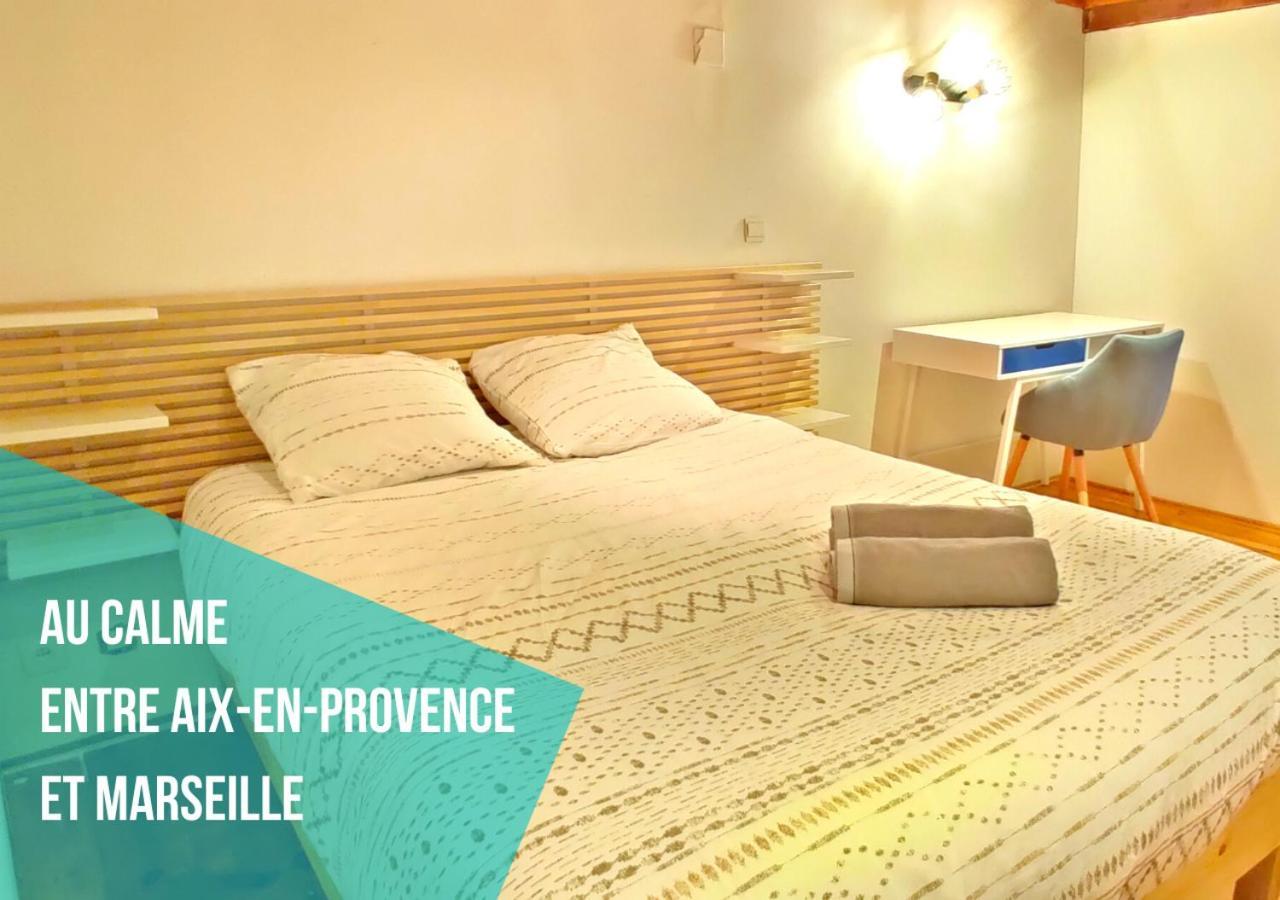 Entre Aix Et Marseille - Petite Maison A Auriol Exterior foto